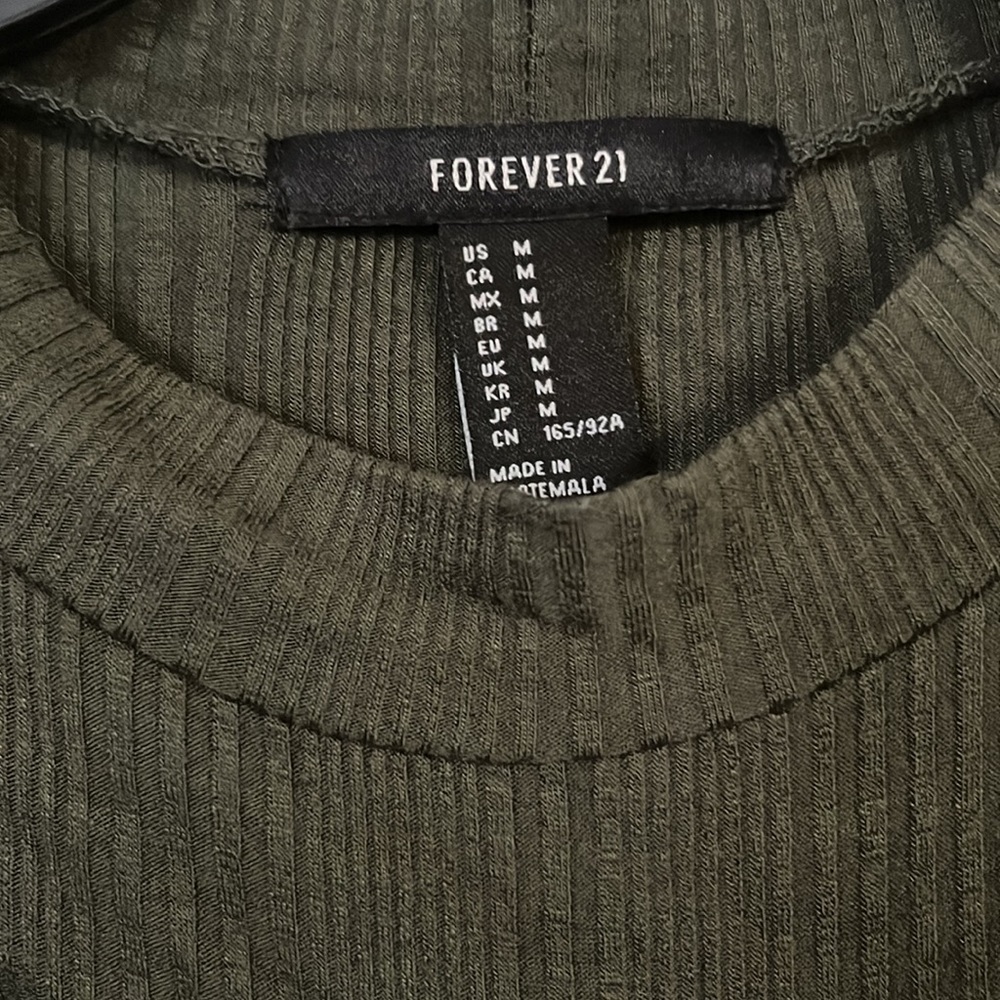 Forever 21 High Neck ribbed sweater dress - Picture 5 of 6